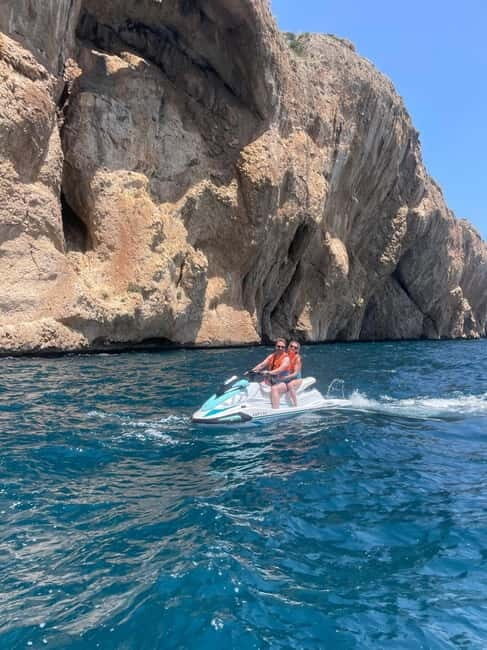 Sierra Helada jet ski excursion - Key Points