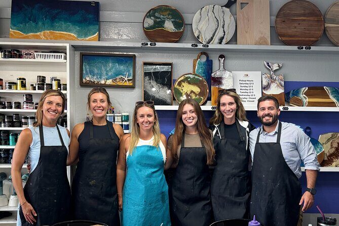 Siesta Key Resin Coaster Workshop - The Experience in Detail