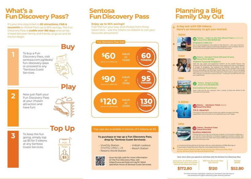 Singapore: Fun Discovery Pass Sentosa - Key Points