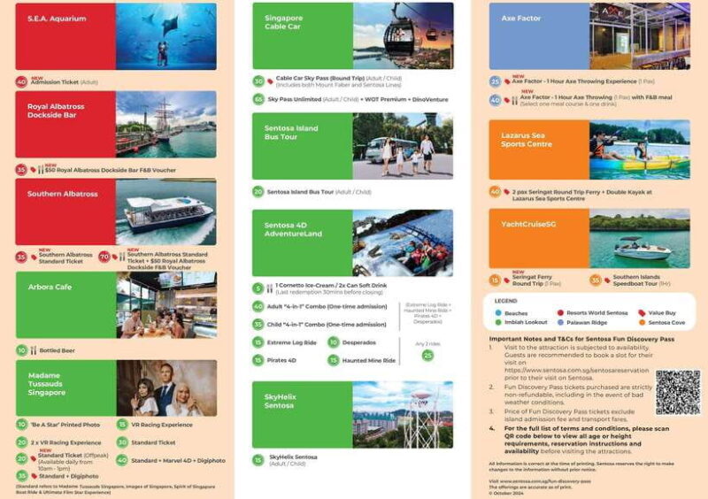 Singapore: Fun Discovery Pass Sentosa - An Introduction to the Sentosa Fun Discovery Pass