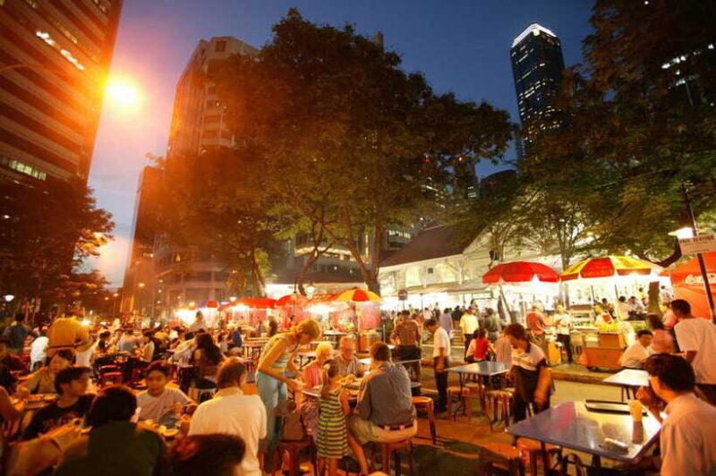 Singapore: Lau Pa Sat Night Street Food with Marina Bay Walk - Pricing and Value