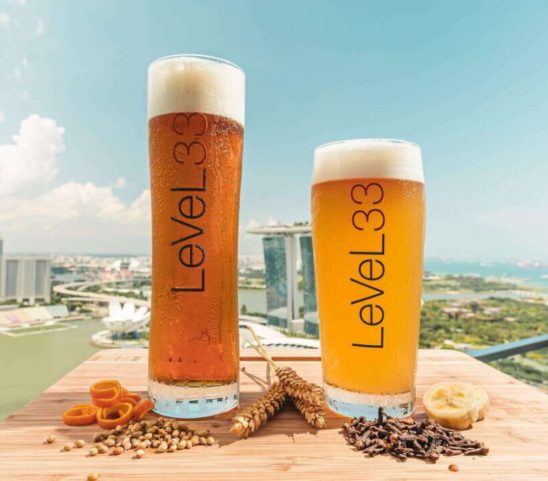 Singapore: LeVeL33 Craft-Brewery Restaurant & Lounge Package - Key Points