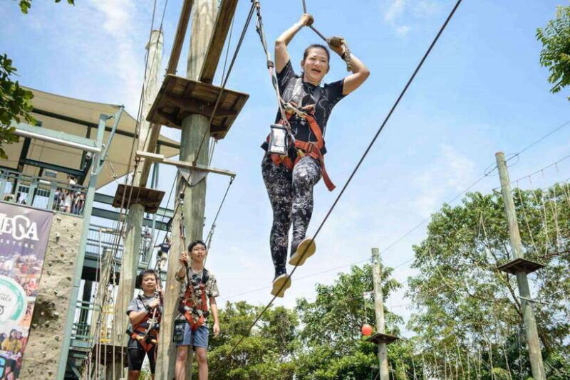 Singapore: Mega Adventure Zipline - An Overview of Mega Adventure Park