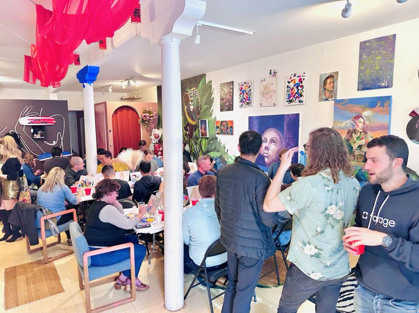 Sip & Paint Team Building Events - Pricing and Reservation Details