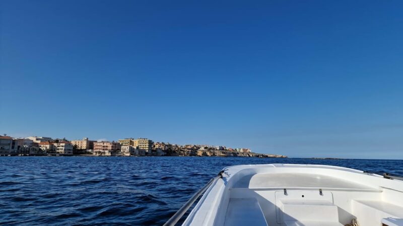 Siracusa:Ortigia & Sea Caves 1-Hour Boat Tour With Swim Stop - Enjoy the Comfort and Security of the Speedboat Tour