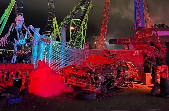 Six Flags Park Festival of Terror - Navigating the Day