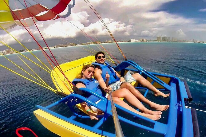 Sky Rider Lagoonside Parasailing in Cancún - Key Points