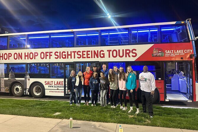 SLC Bus Tours: Night Tour on Double Decker - A Window into Salt Lake City’s Nighttime Charm