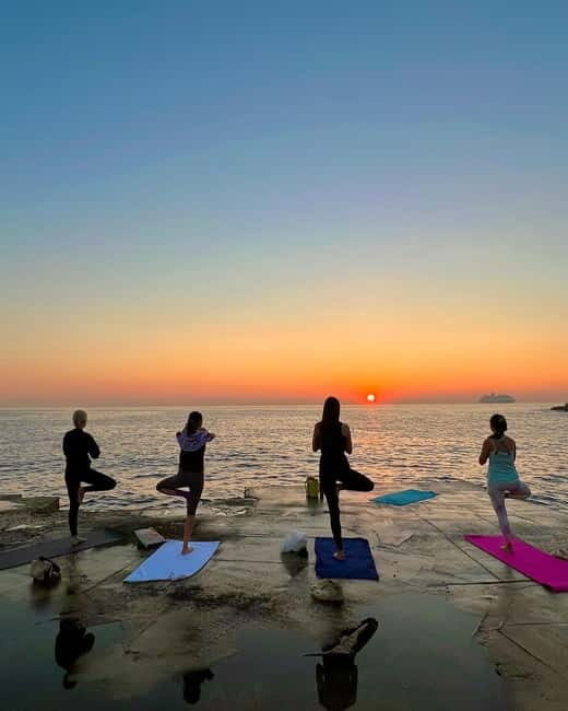 Sliema: Beach Yoga Class with Swimming - Key Points