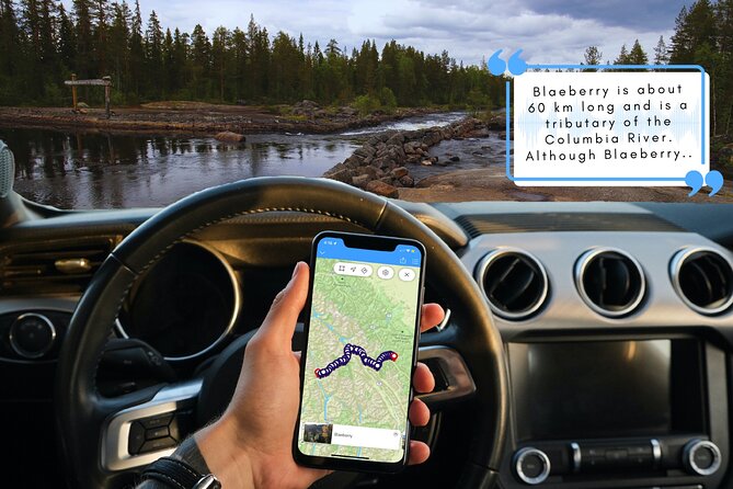 Smartphone Audio Driving Tour Between Lake Louise and Revelstoke - Requirements for Participation