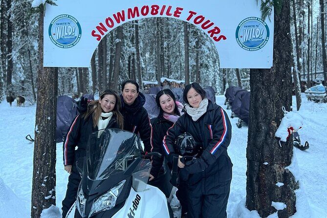 Snowmobile Riding Adventure in Golden Town - Key Points