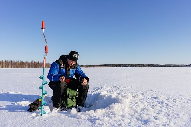 Snowmobiling and ice fishing in Apukka Resort, Rovaniemi - A Detailed Breakdown of the Experience