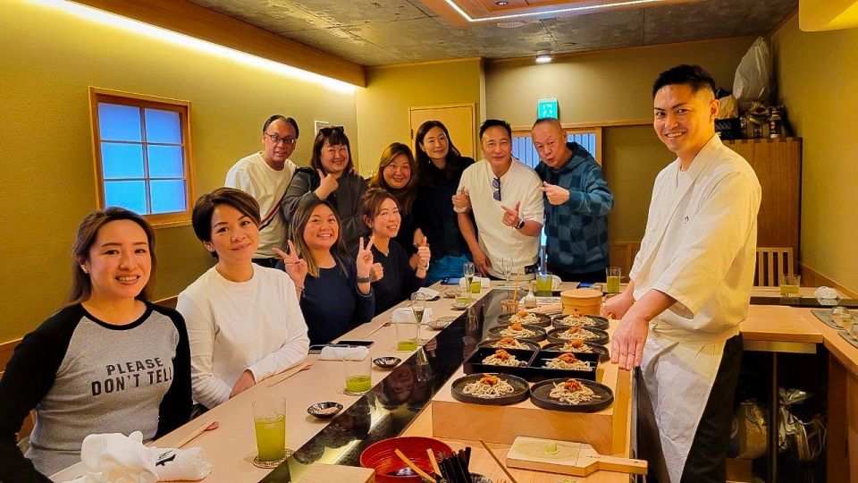 Soba Making Experience With Optional Sushi Lunch Course - Soba Making Process