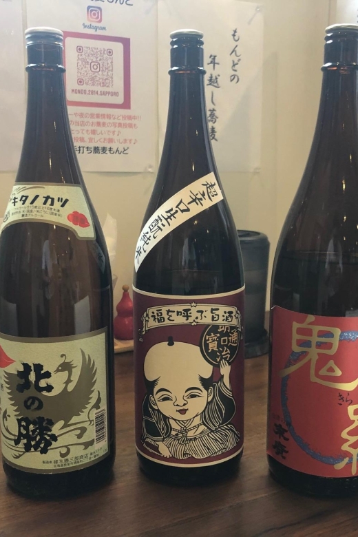 Soba Noodle Making Experience and Tempura, Hokkaido Sake Plan - Soba Noodle Making Experience