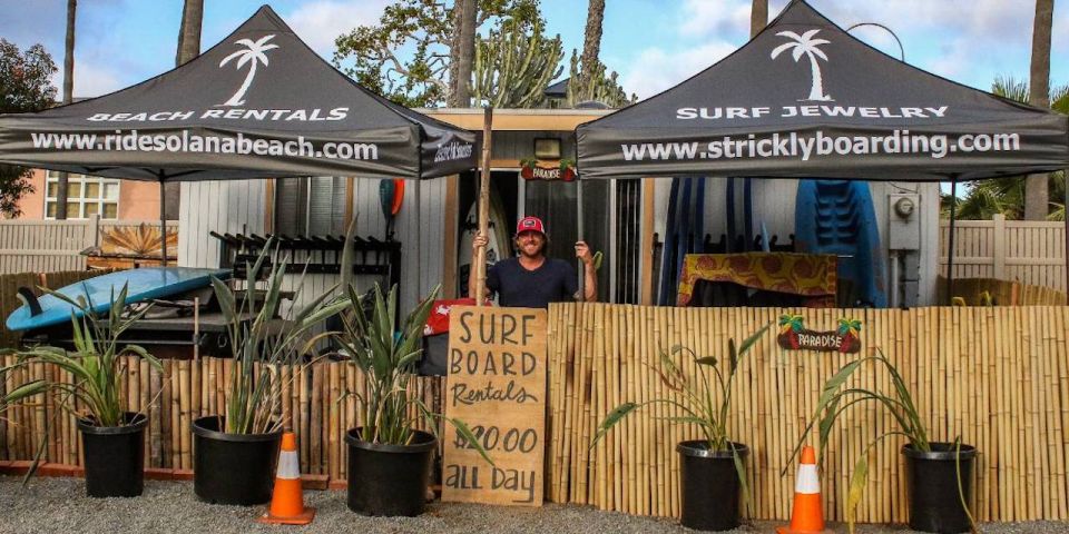 Solana Beach: Full Day Skimboard Rental - Booking Process