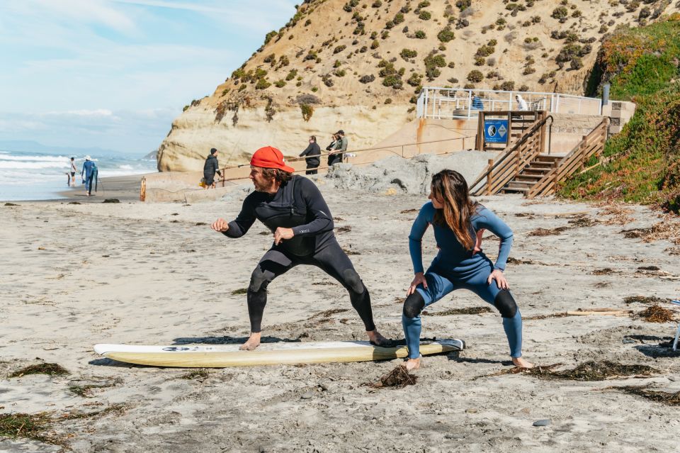 Solana Beach: Private Surf Lesson With Board and Wetsuit - Included in the Surf Lesson
