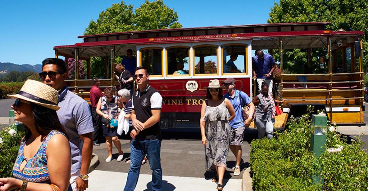 Sonoma Valley: Wine Trolley Tasting Tour With Lunch - Indulging in Catered Lunch