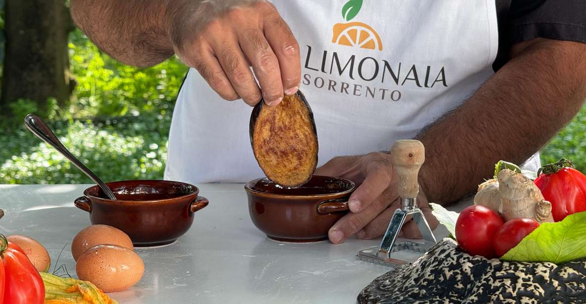 Sorrento: Authentic Italian Cooking Class in a Citrus Grove - Sorrento Dishes on the Menu
