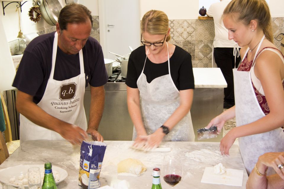Sorrento: Authentic Local Cooking Class and Meal - Inclusions