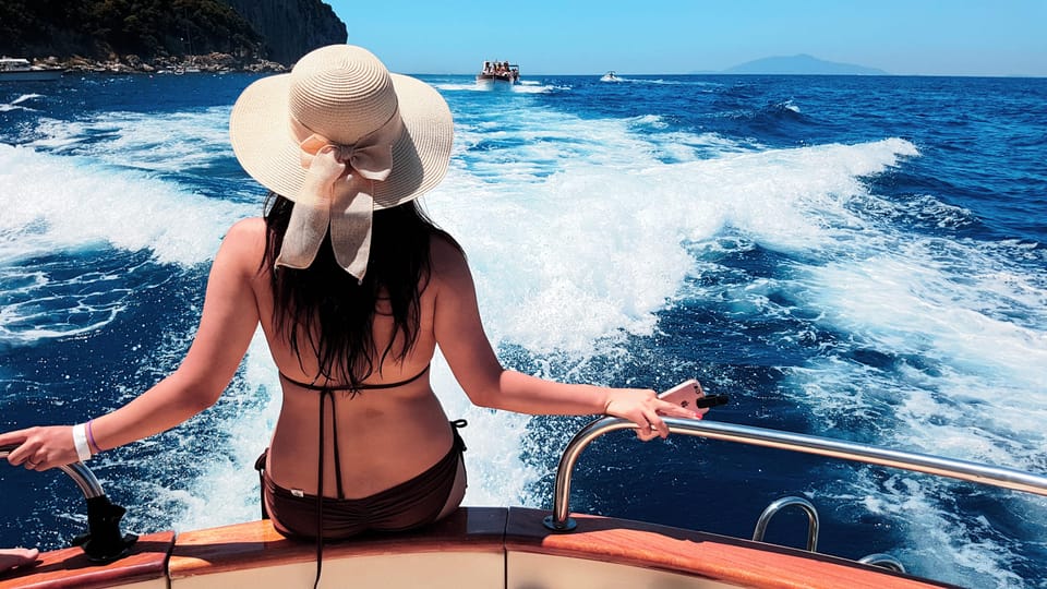 Sorrento Coast 2 Hours Shared Boat Tour With Swimming Stop - Highlights of the Boat Cruise