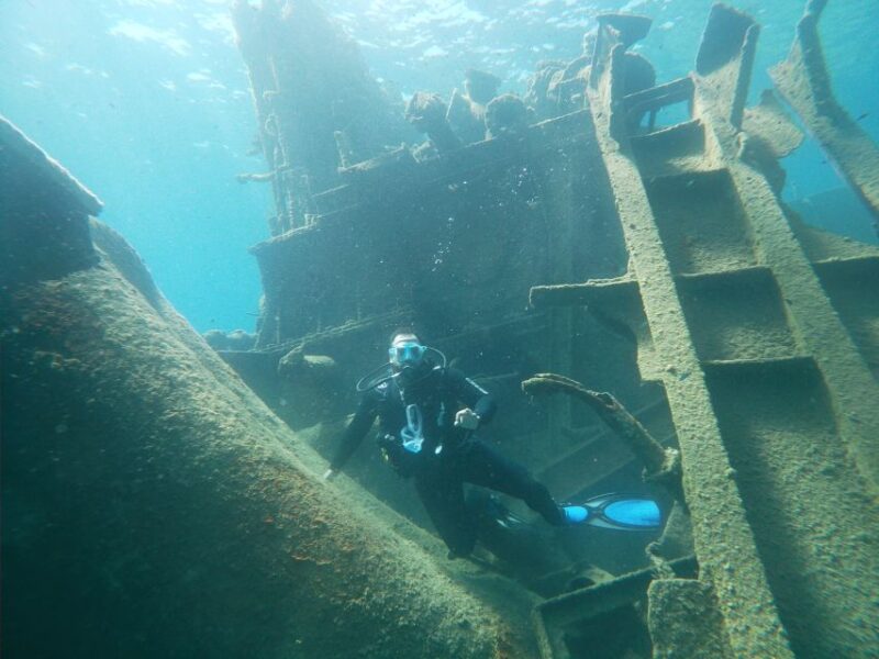 South Crete: Byron Shipwreck Dive With an Instructor - Dive Experience and Duration