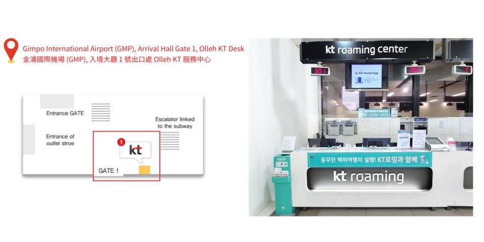 South Korea: Korea Unlimited Data Portable Wi-Fi - Convenient Pickup Locations