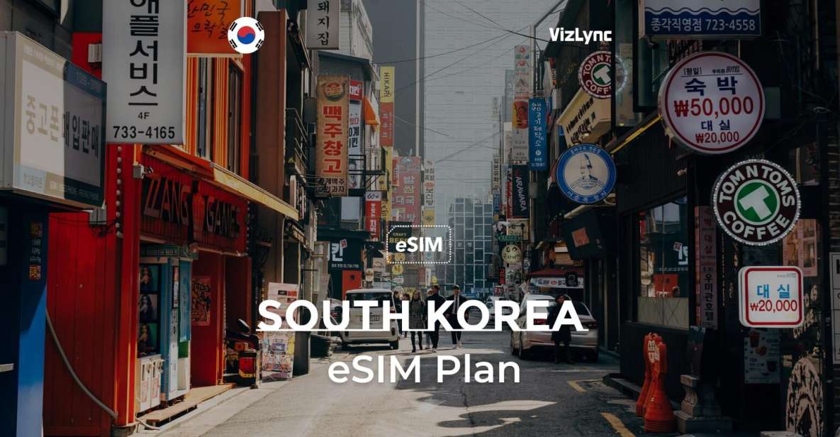 South Korea Travel Esim Plan With Super Fast Mobile Data - Flexible Data Options and Pricing