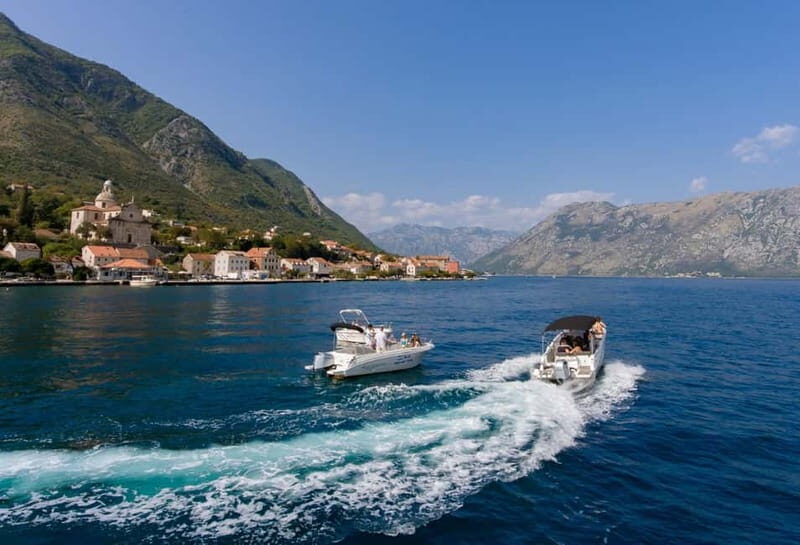 Spedboat tour Tivat - Blue Cave,island Our Lady of the Rocks - Key Points  