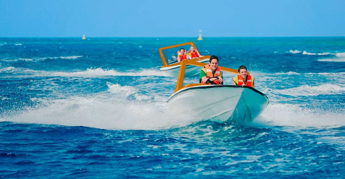 Speed Boat, Snorkel and Beach - Snorkeling in Turquoise Waters
