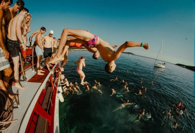 Split: Sunset Boat Party with Live DJs and Blue Lagoon Swim - The Experience in Detail