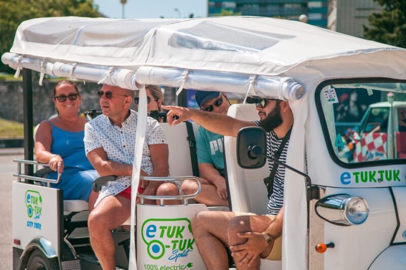 Split: Top City Highlights Electric Tuk-Tuk Tour - Villa Dalmacija (ex. Tito’s Villa)