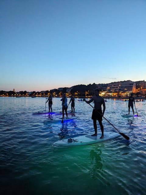 Split: Transparent SUP Night Glow Tour - Equipment and Safety