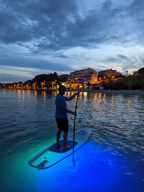 Split: Transparent SUP Night Glow Tour - Nighttime Glow Ambiance