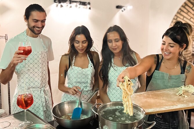 Spritz and Spaghetti: Small Group Tipsy Cooking Class - Booking Information