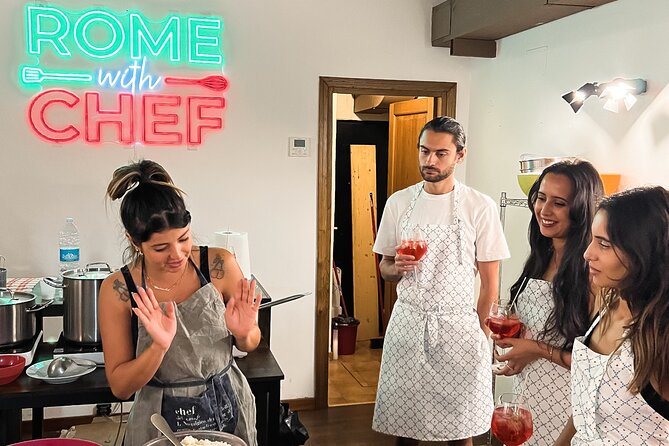 Spritz and Spaghetti: Small Group Tipsy Cooking Class - Location and Meeting Point