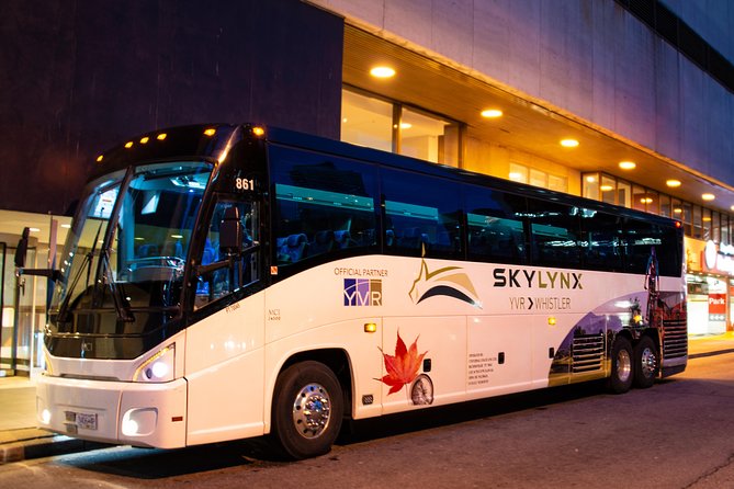Squamish To-Or-From Whistler by Bus (Single Trip) - Onboard Amenities