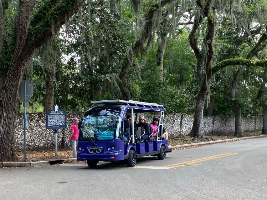 St. Augustine: Boat Cruise and Electric Golf Cart Tour - Alcazar Hotel Tour