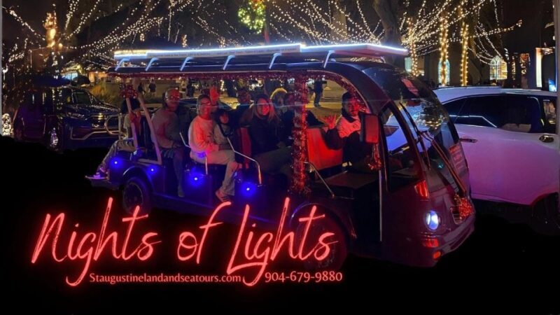 St Augustine: Nights of Lights Tour by Electric Cart - An In-Depth Look at the Experience