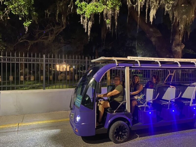 St Augustine: Riding with the Ghosts Golf Cart Tour - An Introduction to the Ghostly Tour