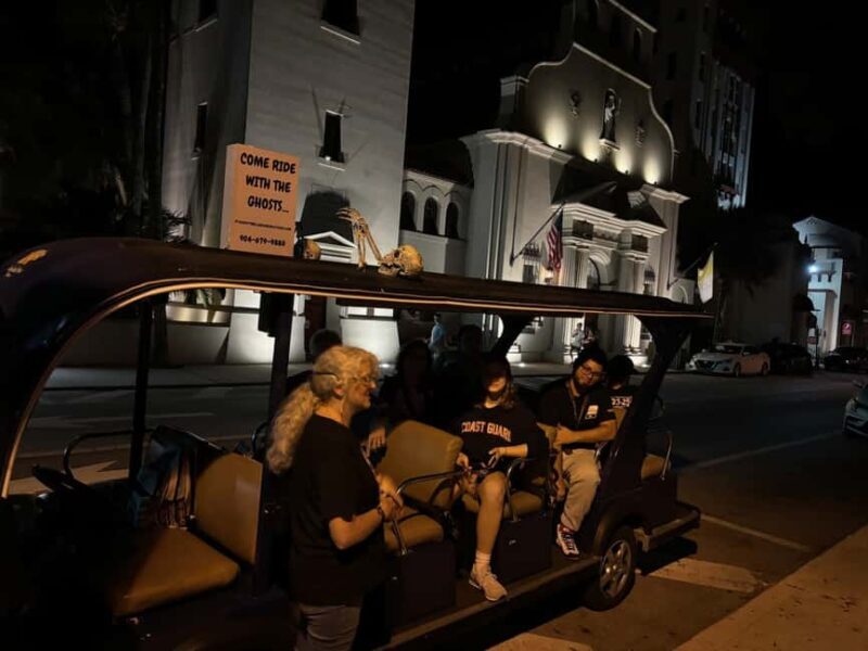 St Augustine: Riding with the Ghosts Golf Cart Tour - Breaking Down the Itinerary