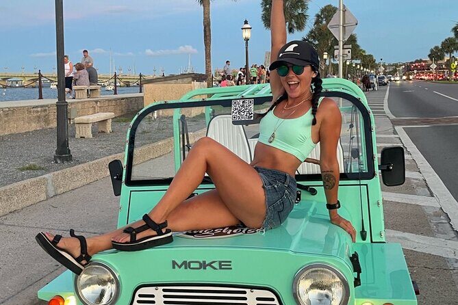 St. Augustine Scavenger Hunt in an Electric Moke Vehicle - FAQ