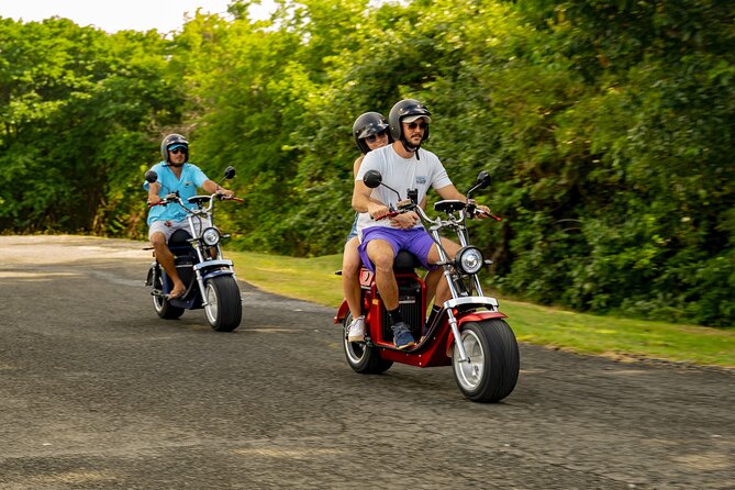 St.Lucia Beaches and Backroads Tour by Electric Big-Wheel Scooter - Eco-Friendly Travel Experience