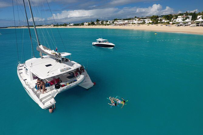 St Maarten Luxury Catamaran Full-Day Group Charter - In-Depth Look at the Stops