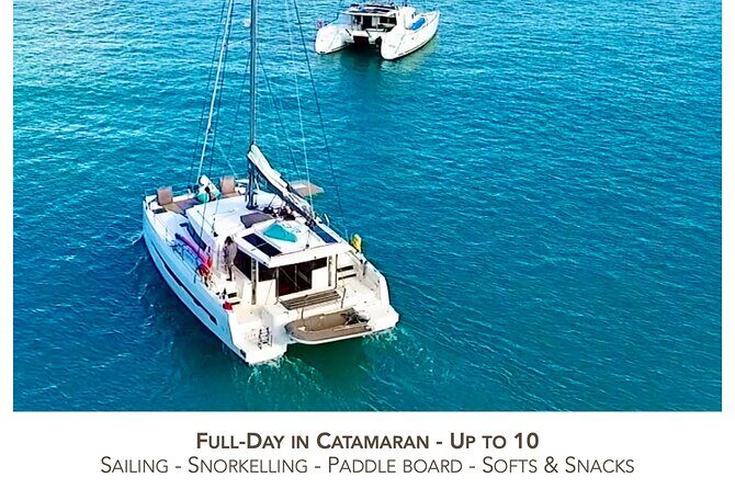 St Martin Gd-Case: Private day in all inclusive catamaran - Key Points