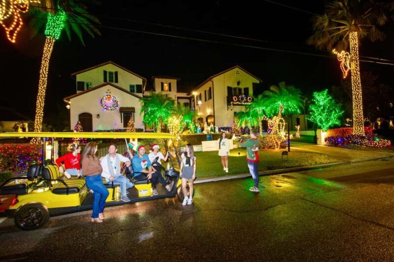 St. Pete Christmas Lights Golf Cart Tour - The Sum Up