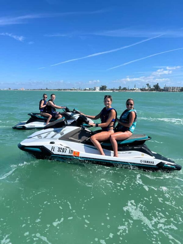 St. Pete: Guided Jet Ski Tour with Island Hopping - Frequently Asked Questions