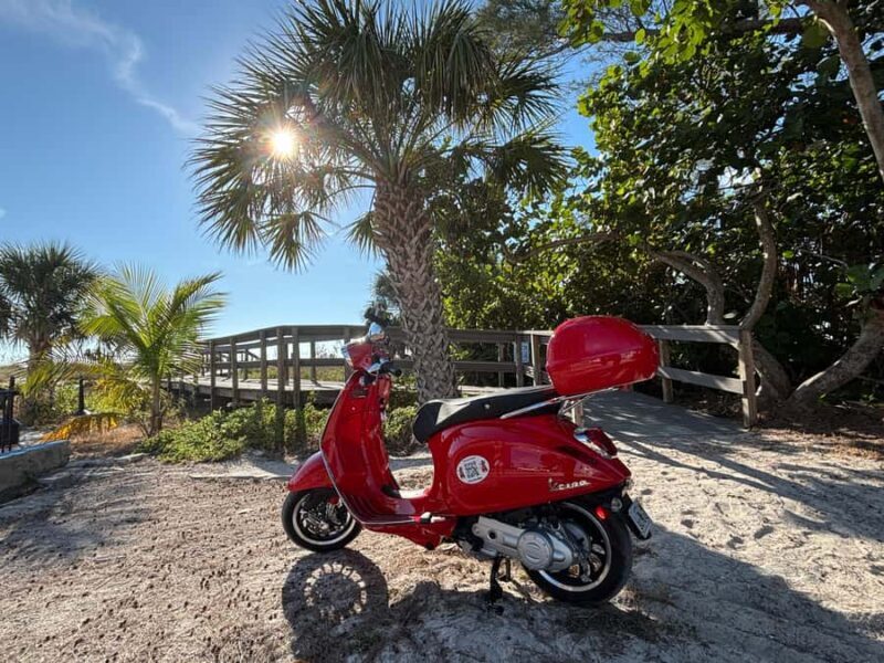 St. Petersburg: Vespa Beach Adventure with Self-Guided Route - Key Points