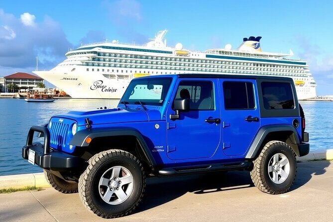St Thomas - Jeep Tour Customized Itinerary 5hrs - Key Points