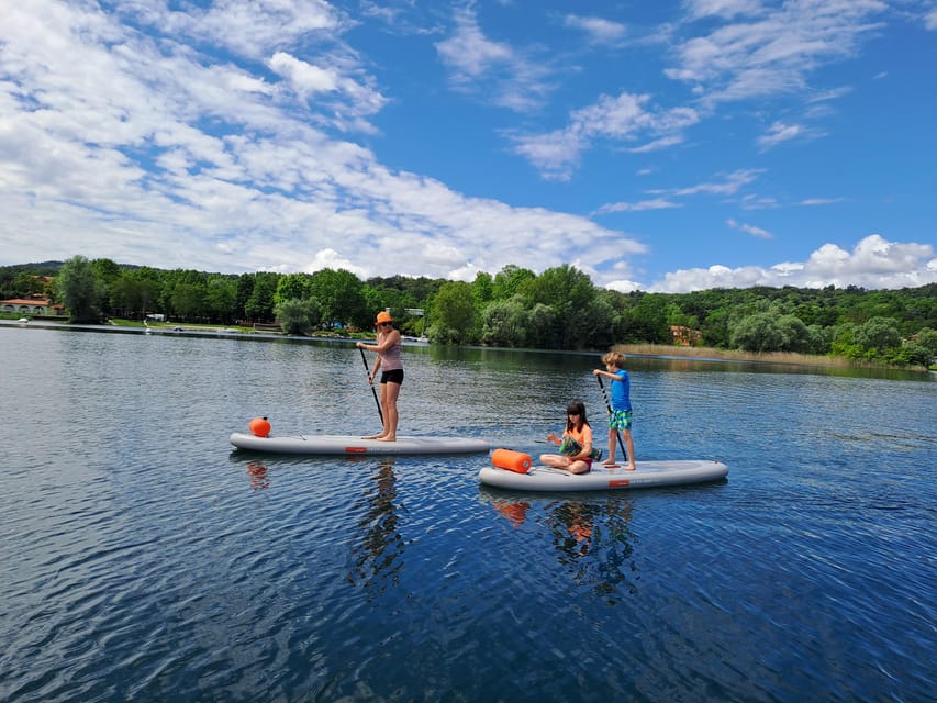 Stand Up Paddle (SUP) Lessons on Lake Maggiore - SUP Lesson Group Size and Language Options