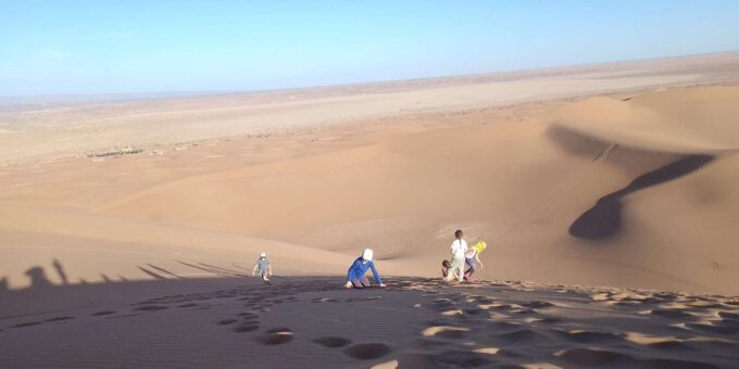 Starry Nights at the Majesty of Sahara Desert in Erg Chigaga - Sandboarding in the Desert